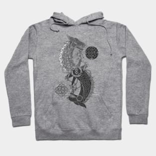 Skoll and Hati Knotwork Hoodie